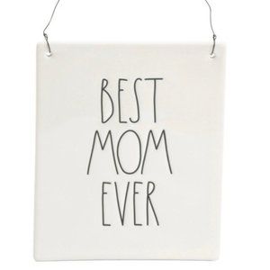 Rae Dunn “MOM’S KITCHEN” Ceramic Plaque 7.5" x 6.0" NEW